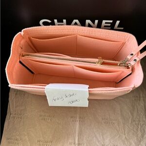 Bag insert large. Peach. Pink